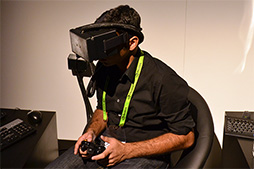 画像ギャラリー No.014のサムネイル画像 / ［SIGGRAPH 2014］HMD向け技術開発に積極的なNVIDIA。“半ピクセルずらし”による高解像度化や広い視野に表示できるAR技術をアピール