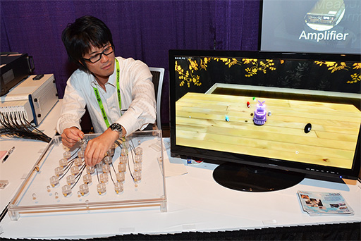画像ギャラリー No.021のサムネイル画像 / CGキャラと触れあえる? 未来のゲームに応用できそうな「インタラクション技術」をSIGGRAPH 2014展示会場でチェック