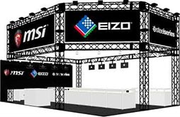 画像ギャラリー No.001のサムネイル画像 / EIZO,MSI&SteelSeriesとTGS 2014に共同出展。テーマは「PCゲーム最前線!」
