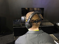 画像ギャラリー No.005のサムネイル画像 / ［CES 2015］これがオープンソースのパワー。Razerの「OSVR Hacker Dev Kit」を「Leap Motion」と組み合わせたデモを公開