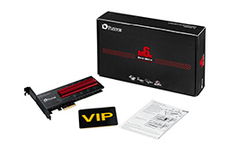 画像ギャラリー No.001のサムネイル画像 / PCIe x2対応のPlextor製SSDにヒートシンク装備の「Black Edition」
