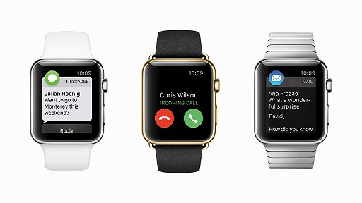 画像ギャラリー No.002のサムネイル画像 / Apple Watchは日本でも4月24日に発売。価格は4万2800円（税別）から218万円（税別）に