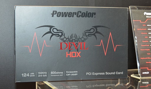 画像ギャラリー No.002のサムネイル画像 / ［COMPUTEX］PowerColorでお馴染みのTulがゲーマー向けにSN比124dBの高音質サウンドカードを「DEVIL」シリーズとして発表