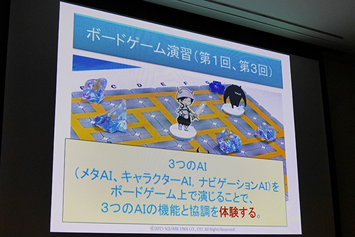 画像ギャラリー No.011のサムネイル画像 / ［CEDEC 2015］なぜスクウェア・エニックスは，学生向けのAI講座「AIアカデミー」を実施したのか？ 教育者向けの新講座も年末に予定