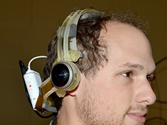 ［SIGGRAPH ASIA］360度ビデオを撮影できるヘッドフォン型全周カメラ「JackIn Head」を体験してみた