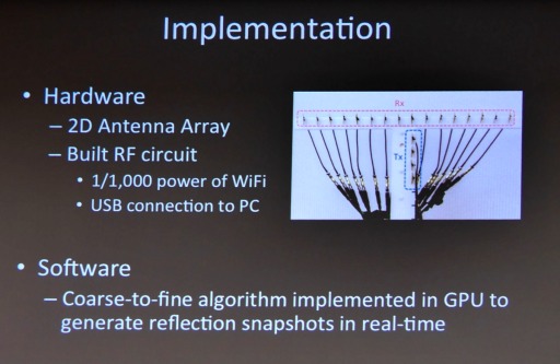 画像ギャラリー No.011のサムネイル画像 / ［SIGGRAPH ASIA］微弱電波で壁の向こうの人を透視する？　RF-Captureとはどんな技術か