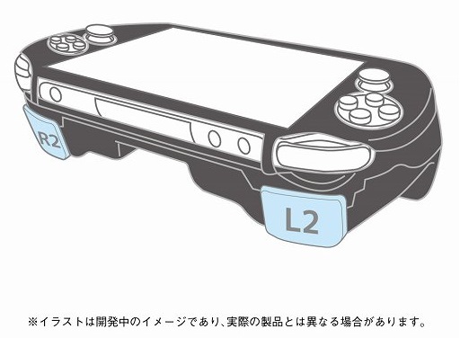 画像ギャラリー No.001のサムネイル画像 / PS Vitaに［L2/R2］トリガーを追加するグリップカバー，待望の「PCH-1000」対応モデルが加わる。今冬に発売予定