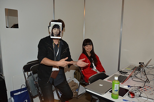 画像ギャラリー No.004のサムネイル画像 / 顔面タブレットやVRガリバートンネル体験から空中結像ディスプレイまで。SIGGRAPH ASIA 2015，Emerging Technologies展示セクションその他編
