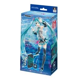 画像ギャラリー No.001のサムネイル画像 / 「初音ミク -Project DIVA- X」デザインのPS Vita用アクセサリーセットが登場
