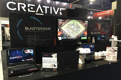 画像ギャラリー No.002のサムネイル画像 / ［CES 2016］あのCreativeが「BlasterX VR」でスマートフォン向けVRゲーム市場へ参入。わずか50ドルのヘッドマウントディスプレイは何ができるのか