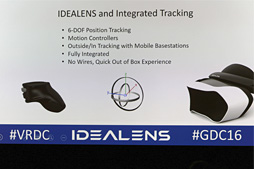 画像ギャラリー No.009のサムネイル画像 / ［GDC 2016］第3勢力第4勢力が続々と集まるモバイルHMD事情。オールインワンの「Idealens」と追加装備で強化できる「Wave One」