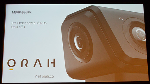 画像ギャラリー No.010のサムネイル画像 / ［GTC 2016］4眼式カメラと専用ハードでPCいらずの360度ビデオ配信。VideoStitchの360度ビデオ製品が披露された講演をレポート