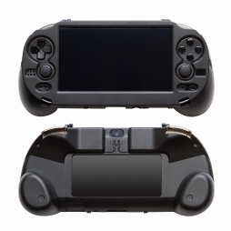 画像ギャラリー No.013のサムネイル画像 / 「PCH-1000型専用 L2／R2ボタン搭載グリップカバー」の数量限定販売が再開。グリップカバーを取り付けたPS Vitaを収納できるポーチも登場