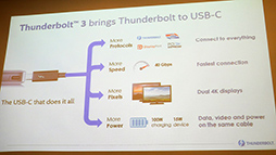 画像ギャラリー No.005のサムネイル画像 / ［COMPUTEX］外付けグラフィックスボックスで脚光を浴びたThunderbolt 3。本格的な普及に必要なのは，Macに採用されること？
