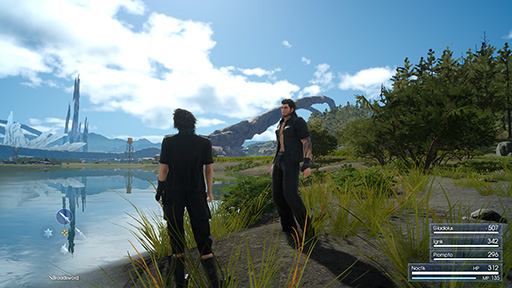 画像ギャラリー No.007のサムネイル画像 / ［SIGGRAPH］「FINAL FANTASY XV」の戦闘シーンはどのように描かれるのか。リアルタイムデモをもとにポイントを解説