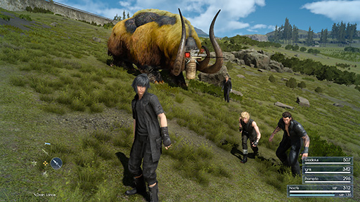 画像ギャラリー No.014のサムネイル画像 / ［SIGGRAPH］「FINAL FANTASY XV」の戦闘シーンはどのように描かれるのか。リアルタイムデモをもとにポイントを解説