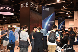 画像ギャラリー No.008のサムネイル画像 / AMDは新GPU「Radeon Pro」を,NVIDIAは360度ビデオ用SDKをアピール。プロセッサメーカーによる「SIGGRAPH 2016」の展示をレポート