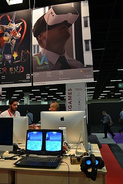 画像ギャラリー No.006のサムネイル画像 / ［gamescom］PCとスマートフォンで，HTC Viveと同等のVRシステムが構築可能。リリース直前の「VaiaVR」を試す