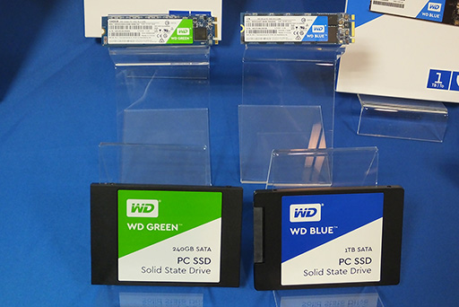 画像ギャラリー No.002のサムネイル画像 / Western Digital,同社初のSSD「WD Blue SSD」&「WD Green SSD」の発表会を開催。日本では性能と記憶容量で優れるBlueに注力