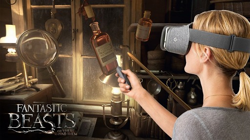 画像ギャラリー No.003のサムネイル画像 / 「Daydream View」の実機を一足早く体験。J．K．ローリング氏監修の「Fantastic Beasts and Where to Find Them」は従来のモバイルVRを超えた美しさに
