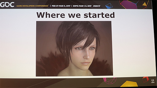 画像ギャラリー No.003のサムネイル画像 / ［GDC 2017］処理負荷を減らしながら，毛穴や小皺まで精密に描写するスクウェア・エニックスの肌表現最前線