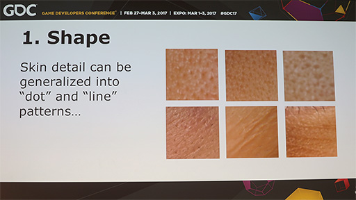 画像ギャラリー No.008のサムネイル画像 / ［GDC 2017］処理負荷を減らしながら，毛穴や小皺まで精密に描写するスクウェア・エニックスの肌表現最前線