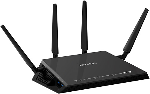 画像ギャラリー No.002のサムネイル画像 / NETGEAR,最大1733Mbpsの高速無線LAN対応ゲーマー向け無線LANルーター「Nighthawk X4S R7800」を国内発売