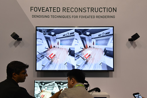 画像ギャラリー No.002のサムネイル画像 / ［GTC 2017］NVIDIA，VR向けの新しい視線追跡型レンダリング技術「Foveated Reconstruction」を発表