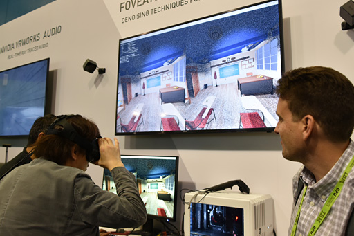 画像ギャラリー No.005のサムネイル画像 / ［GTC 2017］NVIDIA，VR向けの新しい視線追跡型レンダリング技術「Foveated Reconstruction」を発表