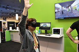 画像ギャラリー No.007のサムネイル画像 / GTC 2017のVR展示ブース「VR Village」で，将来の360度ビデオ技術やNASAが手がける「Hybrid Reality」を体験してみた