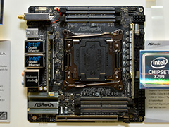 ［COMPUTEX］ASRockがMini-ITX仕様のX299マザーボード「X299E-ITX/AC」を公開