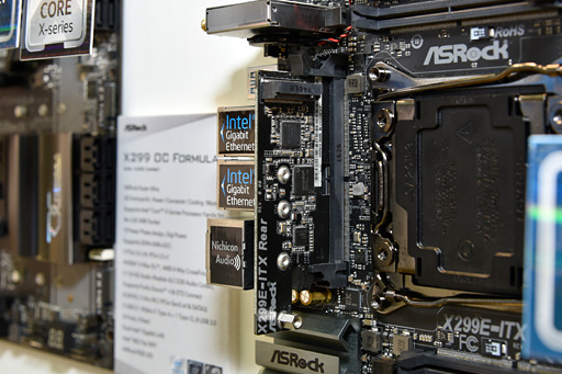 画像ギャラリー No.006のサムネイル画像 / ［COMPUTEX］ASRockがMini-ITX仕様のX299マザーボード「X299E-ITX/AC」を公開