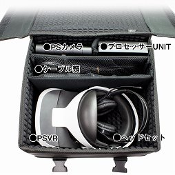 画像ギャラリー No.006のサムネイル画像 / PS4本体やPS VRを持ち運べるキャリングバッグと,PS VR用スタンドがアンサーから発売