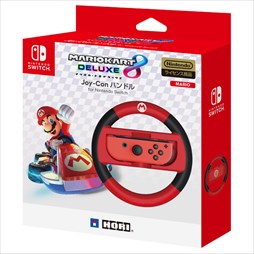 画像ギャラリー No.001のサムネイル画像 / HORI，「マリオカート8 デラックス」コラボのJoy-Conハンドルを発売。Nintendo Switch対応のコンパクトキーボードも