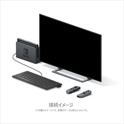 画像ギャラリー No.009のサムネイル画像 / HORI，「マリオカート8 デラックス」コラボのJoy-Conハンドルを発売。Nintendo Switch対応のコンパクトキーボードも
