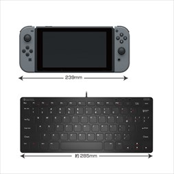画像ギャラリー No.010のサムネイル画像 / HORI，「マリオカート8 デラックス」コラボのJoy-Conハンドルを発売。Nintendo Switch対応のコンパクトキーボードも
