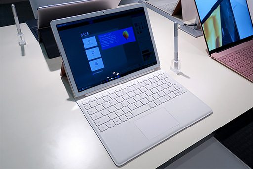 画像ギャラリー No.002のサムネイル画像 / Huawei,重さ約640gの2-in-1 PC「MateBook E」を7月7日に発売。12インチサイズでアスペクト比3:2の液晶パネルを採用