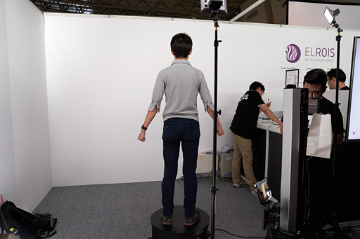 画像ギャラリー No.002のサムネイル画像 / ［TGS 2017］「ほぼ自分」な3Dアバターを簡単にすぐ作れるELRIOSの人体スキャン技術。少し先の未来では自分自身がゲーム内で動く!?