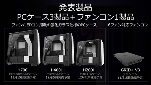 画像ギャラリー No.015のサムネイル画像 / クラウドベースの機械学習でファンを制御？ NZXTがゲーマー向けPCケース「H700i」などを発表