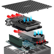 画像ギャラリー No.007のサムネイル画像 / GTX 1070もしくはGTX 1060 3GBとノートPC向け4コアCPU搭載のZOTAC製ベアボーンがゲーマー向けとして登場