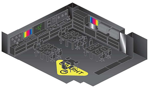 画像ギャラリー No.001のサムネイル画像 / MSY,e-Sports向けデバイスのセレクトショップを名古屋のTSUKUMOデジタル・モバイル館内に12月9日オープン