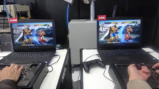画像ギャラリー No.007のサムネイル画像 / ［EVO Japan］5G時代は携帯電話回線でも遅延なしのオンライン対戦プレイか可能になる？ NTTドコモのデモを西川善司がチェック