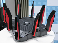 TP-Link，ゲーマー向け無線LANルーター「Archer C5400X」を4月上旬に国内発売。Broadcom製プロセッサによる処理性能の高さをアピール