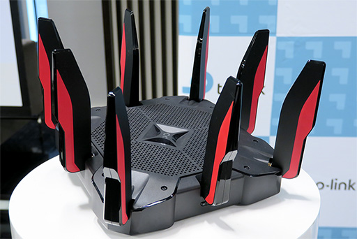 画像ギャラリー No.002のサムネイル画像 / TP-Link,ゲーマー向け無線LANルーター「Archer C5400X」を4月上旬に国内発売。Broadcom製プロセッサによる処理性能の高さをアピール