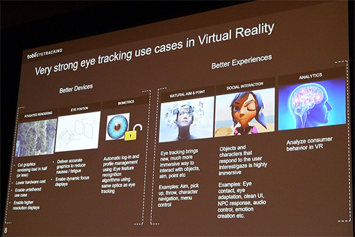 画像ギャラリー No.012のサムネイル画像 / ［GDC 2018］視線追跡技術がVRを進化させる。Tobiiの語る「2ステップ・インタラクション」とは