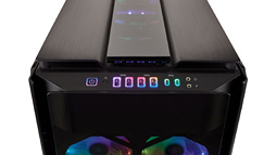 画像ギャラリー No.008のサムネイル画像 / ［COMPUTEX］本体だけで重量約30kg。ゲーム用と配信用2枚のマザーボードが載る超大型のストリーマー向けPCケースをCorsairが訴求
