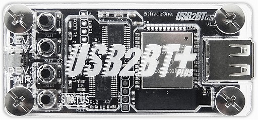 画像ギャラリー No.001のサムネイル画像 / USBキーボードやUSBゲームパッドをスマートフォンで使えるようにするBluetooth変換アダプタがビット・トレード・ワンから