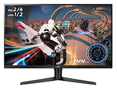 上位モデルはHDR10＆FreeSync 2対応。LGが垂直144Hz対応の31.5型ゲーマー向け液晶ディスプレイ計2製品を発売