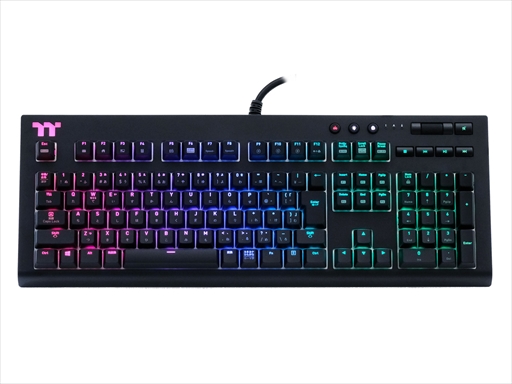 画像ギャラリー No.001のサムネイル画像 / Thermaltakeブランドのゲーマー向け日本語フルキーボードが発売。Cherry MXのSpeed RGBおよびBlue採用の2モデル展開に
