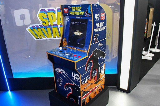 画像ギャラリー No.002のサムネイル画像 / ［TGS 2018］12月発売予定の筐体型ゲーム機「ARCADE1UP」がタイトーブースに出展中。3/4サイズのミニ筐体の感触をチェックしてきた